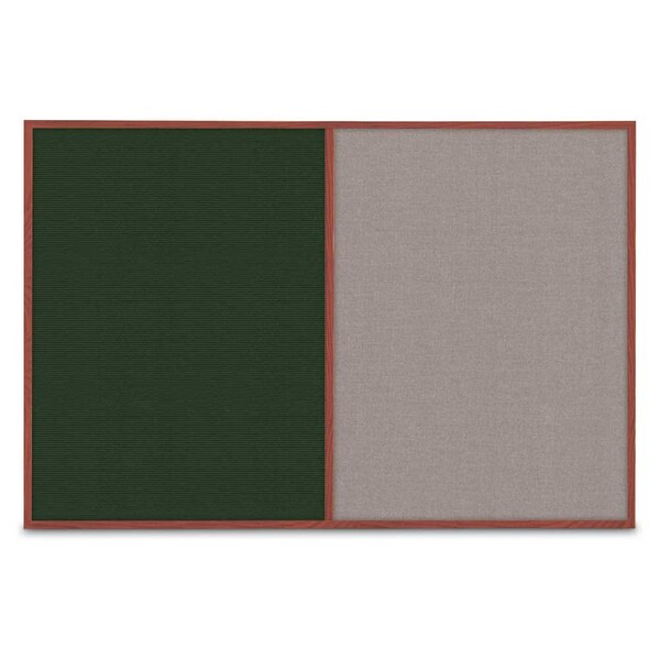 Slim Style Indoor Enclosed Corkboard, 42